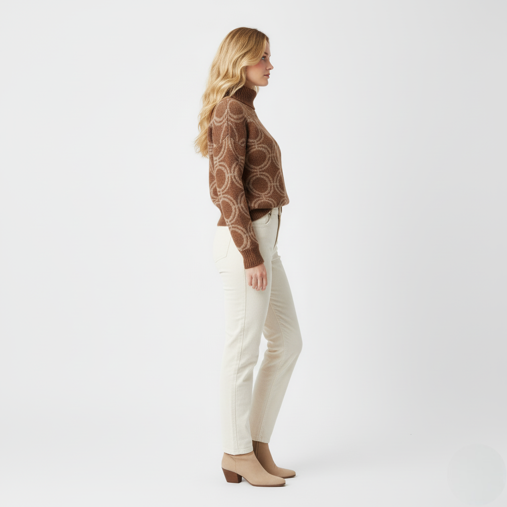 Damski Sweter Nienke Luxe | Ciepły i Stylowy na Jesień i Zimę