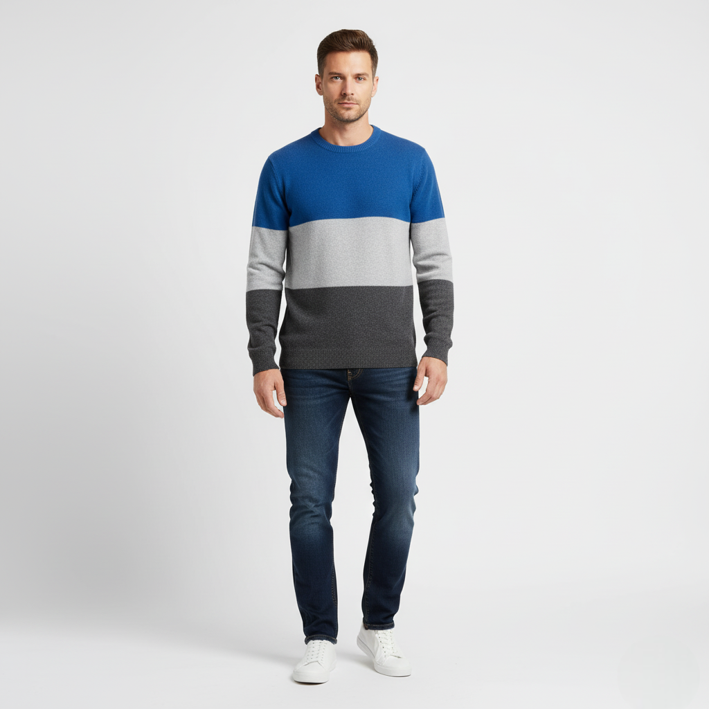 Męski Sweter Dzianinowy Corbin | Komfortowy, Stylowy i Ponadczasowy