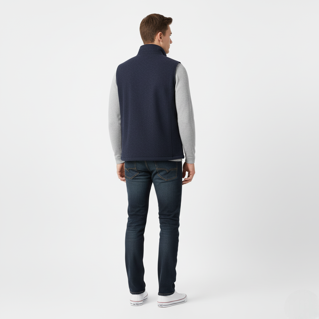 Męska Kamizelka Heritage z Wełny | Klasyczny Styl z Nowoczesnym Akcentem